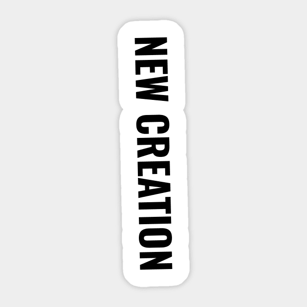 New Creation Tees, hoodies, mugs, notebooks and clothings, arts, stickers mask Sticker by NewCreation